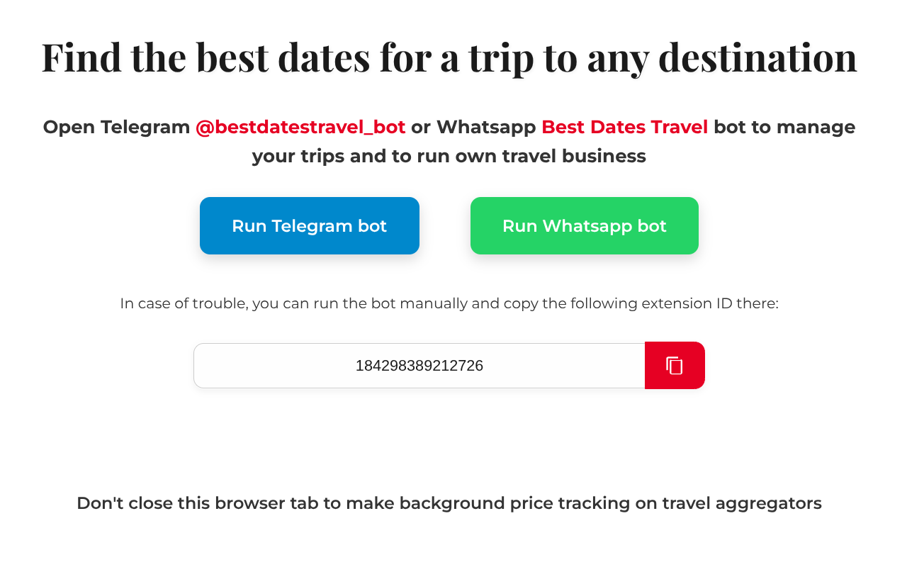 Chrome extension on startup